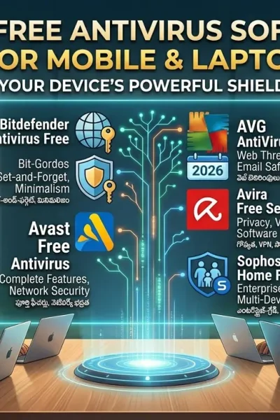 Best Free Antivirus Software for Mobile and Laptop in 2026