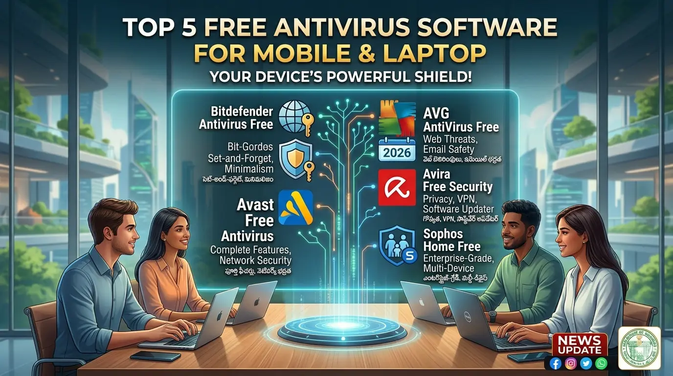Best Free Antivirus Software for Mobile and Laptop in 2026